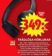 JBL - TS20. Trådlösa hörlurar