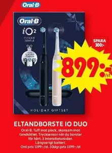 Oral B - ELTANDBORSTE IO DUO