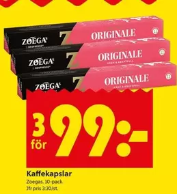 Zoegas - Kaffekapslar