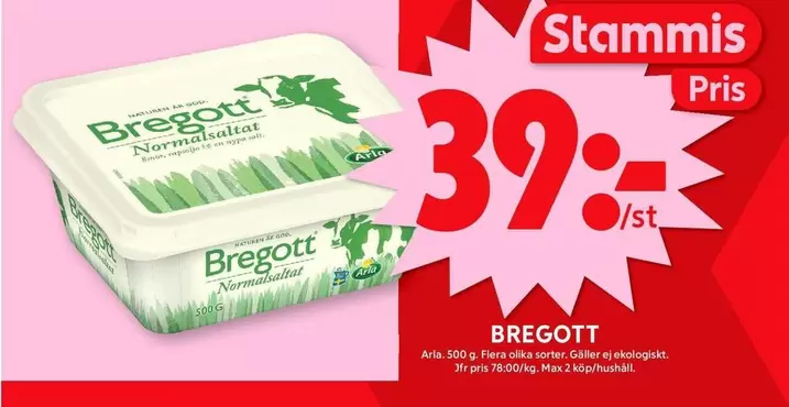 Bregott - Normal saltat