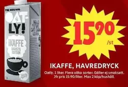 Oatly - IKAFFE, HAVREDRYCK