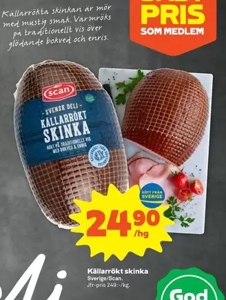 Scan - Källarrökt skinka