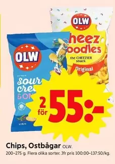 OLW - Chips, Ostbågar