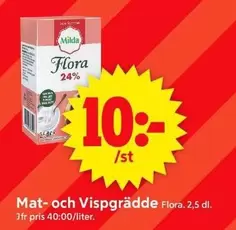 Milda - Mat- och Vispgrädde