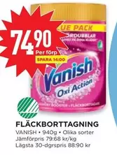 Vanish - FLÄCKBORTTAGNING