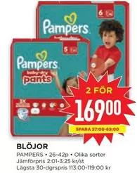 Pampers - BLÖJOR