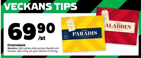 marabou - Chokladask