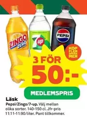 zingo - Pepsi/Zingo/7-up