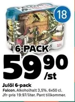 Falcon - Julöl 6-pack