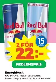 Red bull - Energidryck