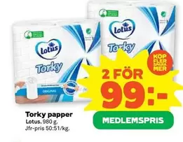 Mer - Torky papper