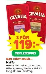 gevalia - Kaffe