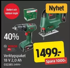 Bosch - Verktygspaket