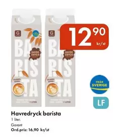 Garant - Havredryck barista