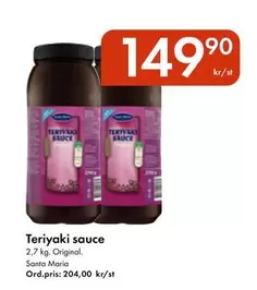 Santa Maria - Teriyaki sauce