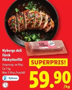 Nybergs Deli - Färsk fläskytterfilé