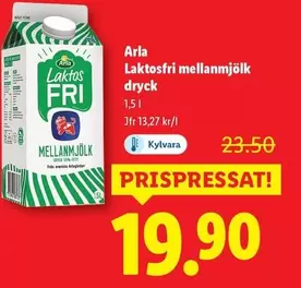 Arla - Laktosfri mellanmjölk dryck