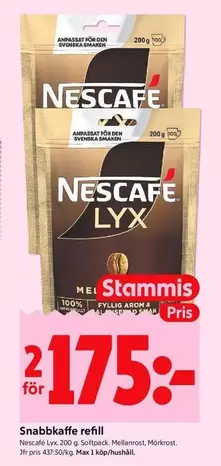 Nescafe - Snabbkaffe refill
