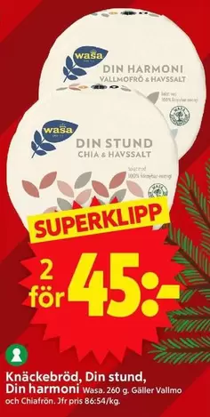 Wasa - Din stund, Din harmoni