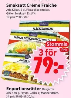 Arla - Enportionsrätter