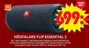 JBL - FLIP ESSENTIAL 2
