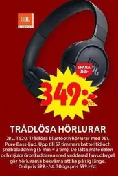 JBL - TRÅDLÖSA HÖRLURAR