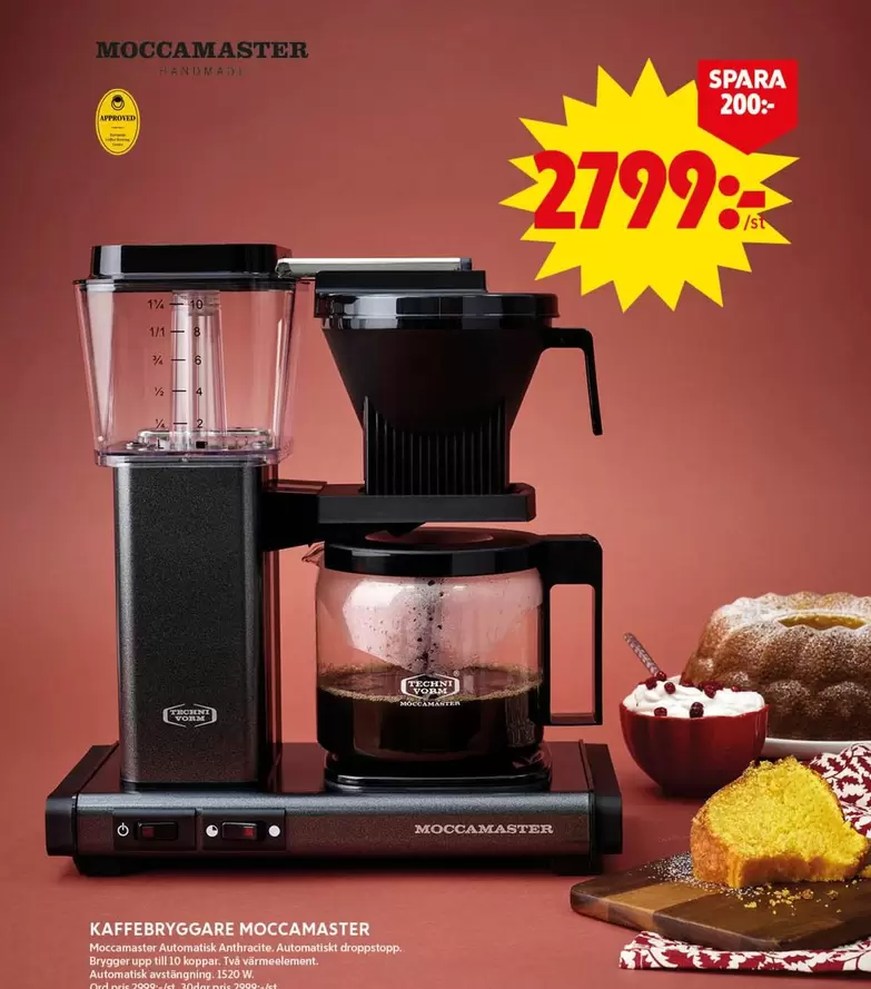 Moccamaster - KAFFEBRYGGARE MOCCAMASTER