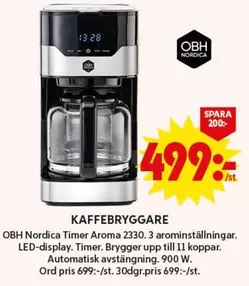 OBH Nordica - KAFFEBRYGGARE