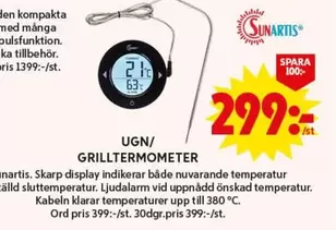 UGN/GRILLTERMOMETER
