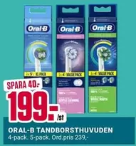 Oral B - TANDBORSTHUVUDEN