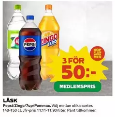 Pepsi - /Zingo/7up/Pommac