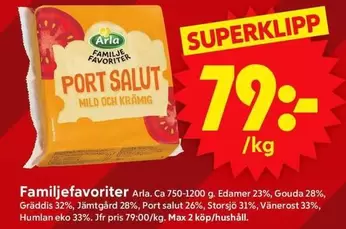 Arla - Familjefavoriter