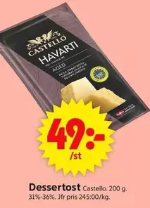 Castello - Dessertost