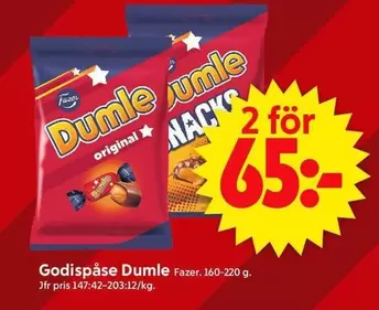 Fazer - Godispåse Dumle