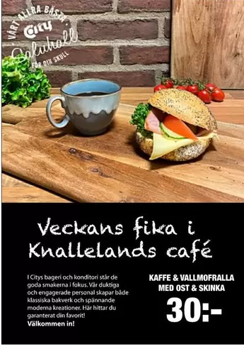 Favorit - KAFFE & VALLMOFRALLA MED OST & SKINKA