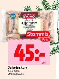 Scan - Julprinskorv