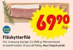 Fläskytterfilé