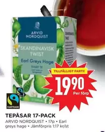 Arvid Nordquist - TEPÅSAR 17-PACK