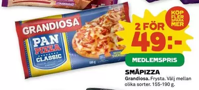 Grandiosa - SMÅPIZZA