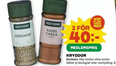 Kockens - KRYDDOR