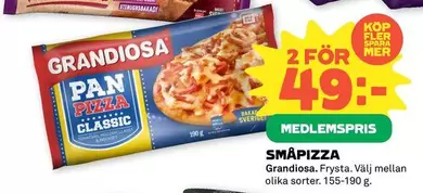 Grandiosa - SMÅPIZZA