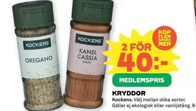 Kockens - KRYDDOR