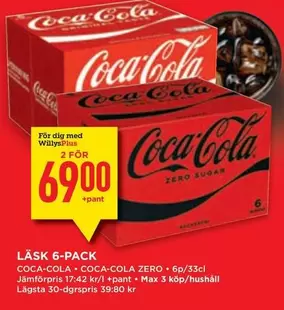 coca-cola - LÄSK 6-PACK