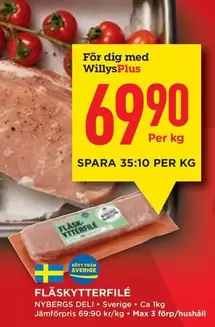 Nybergs Deli - FLÄSKYTTERFILÉ