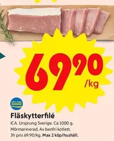 Fläskytterfilé