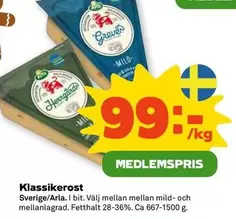 Arla - Klassikerost