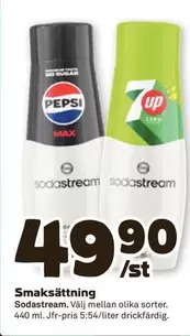 sodastream - Smaksättning