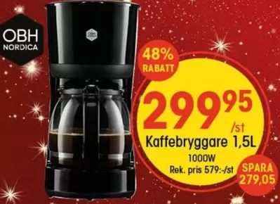 OBH Nordica - Kaffebryggare