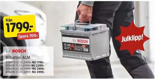 Bosch - Bilbatteri AGM