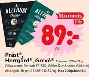 Präst®, Herrgård, Grevé